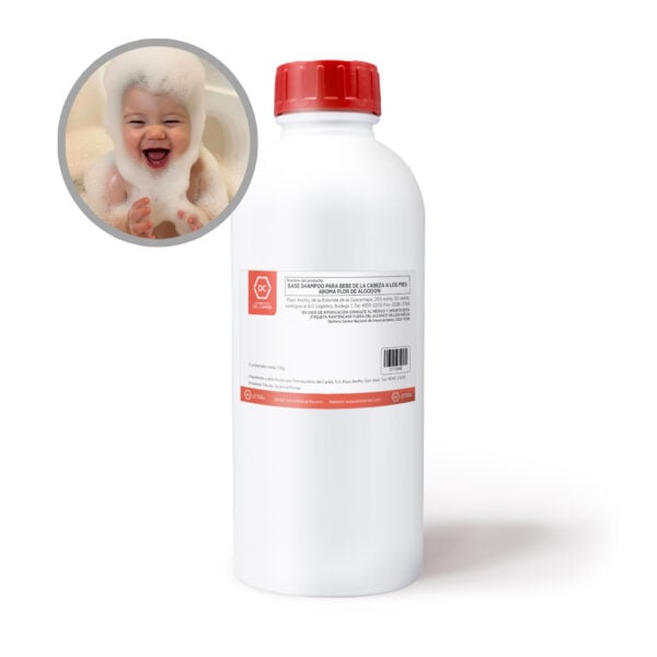 BASE SHAMPOO PARA BEBE DE LA CABEZA A LOS PIES AROMA TE MELISA - 1 Kg