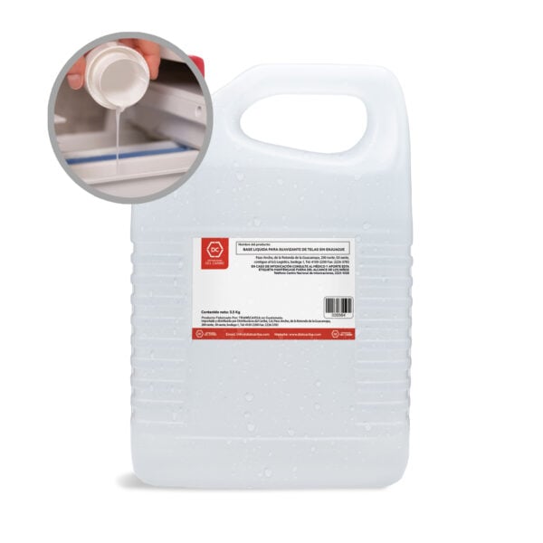 BASE LIQUIDA PARA SUAVIZANTE DE TELAS SIN ENJUAGUE - 3.5 Kg