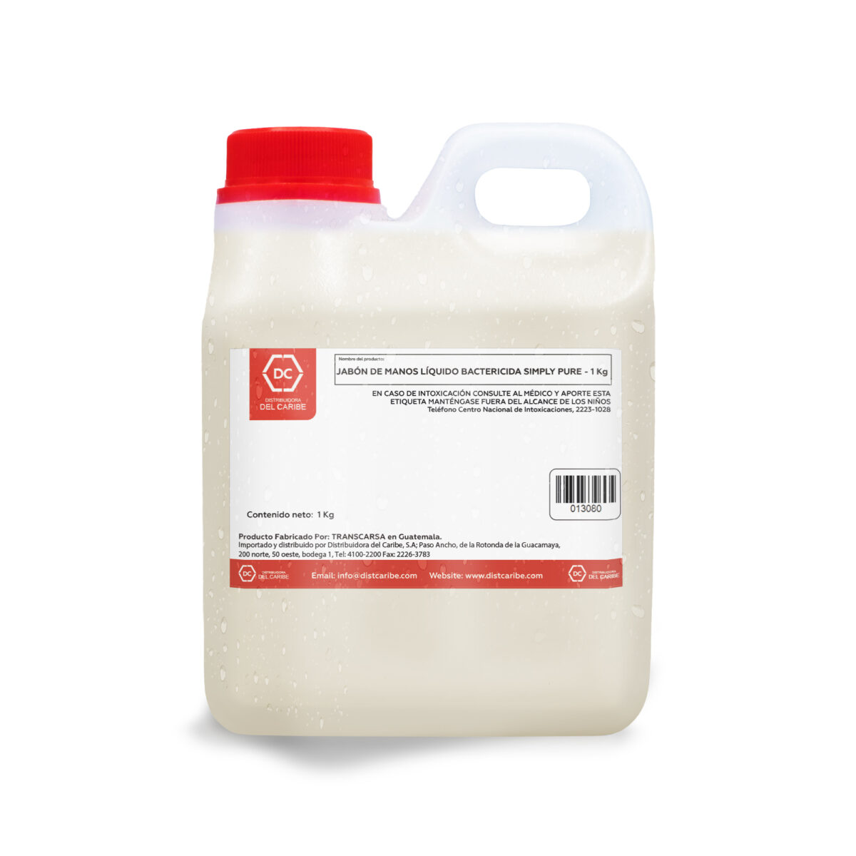 JABÓN DE MANOS LÍQUIDO BACTERICIDA SIMPLY PURE - 1 Kg - Image 2