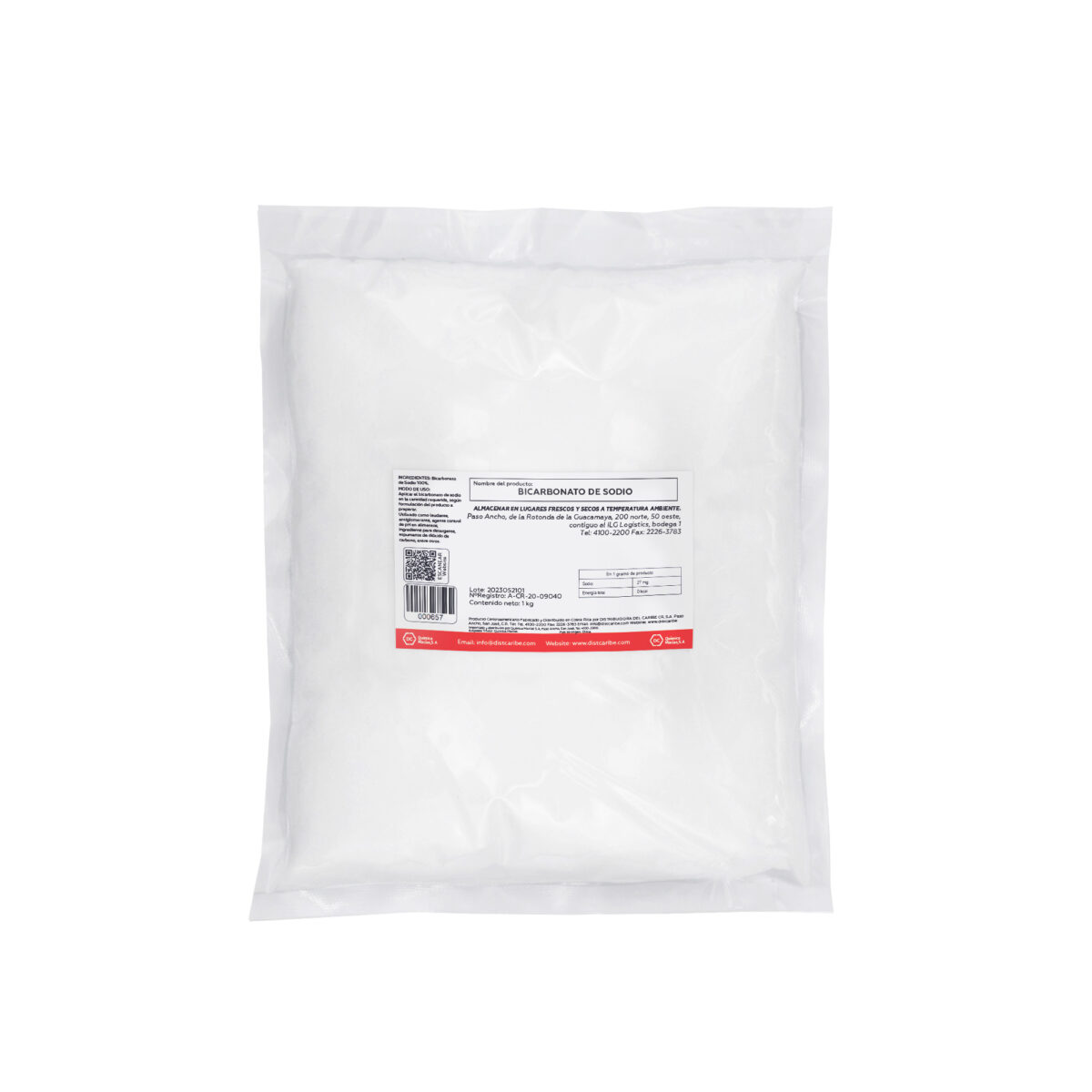 BICARBONATO DE SODIO BOLSA 1 Kg - Image 2