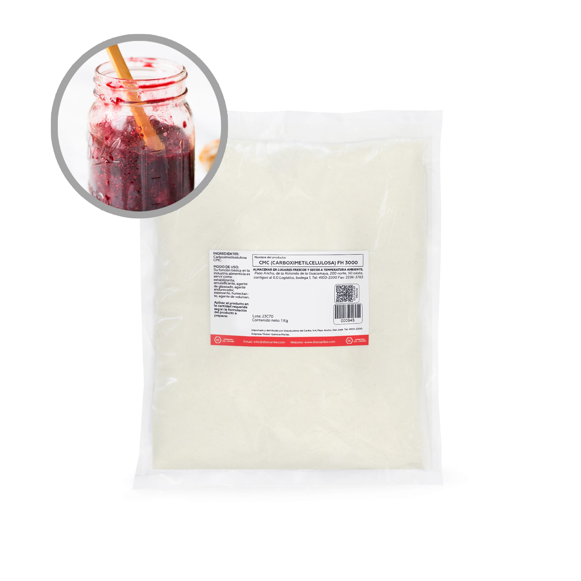 CMC-(CARBOXIMETILCELULOSA)-FH-3000-BOLSA-1-Kg-SKU-000945-(2) CMC (CARBOXIMETILCELULOSA) FH-3000 BOLSA 1 Kg - Image 1