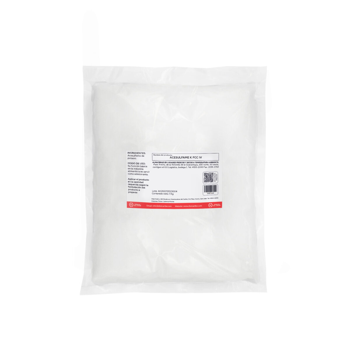 ACESULFAME K FCC IV BOLSA 1 Kg - Image 2