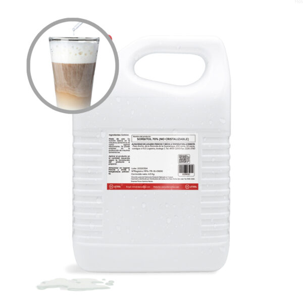 SORBITOL 70% NO CRISTALIZABLE GALON 4.5 KG