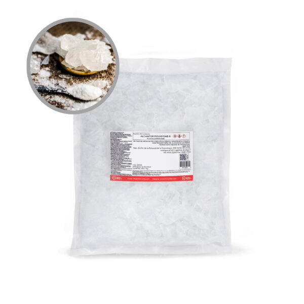 ALCANFOR POLVO DAB 8 BOLSA 1 Kg